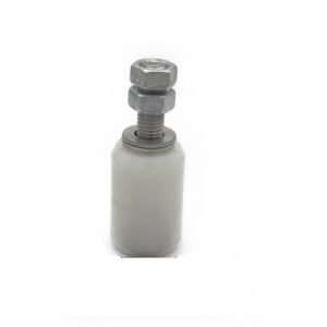 60mm Nylon Guide Roller - White